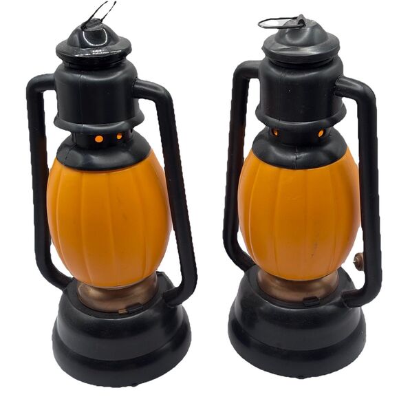 Vintage mini blow mold Jackolantern Lantern Glo-Thru untested needs batt rare 2 - Picture 9 of 11